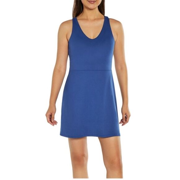 Gap Fit Ladies Active Tank Dress Blue Athletic Large Activewear - Picture 1 of 14